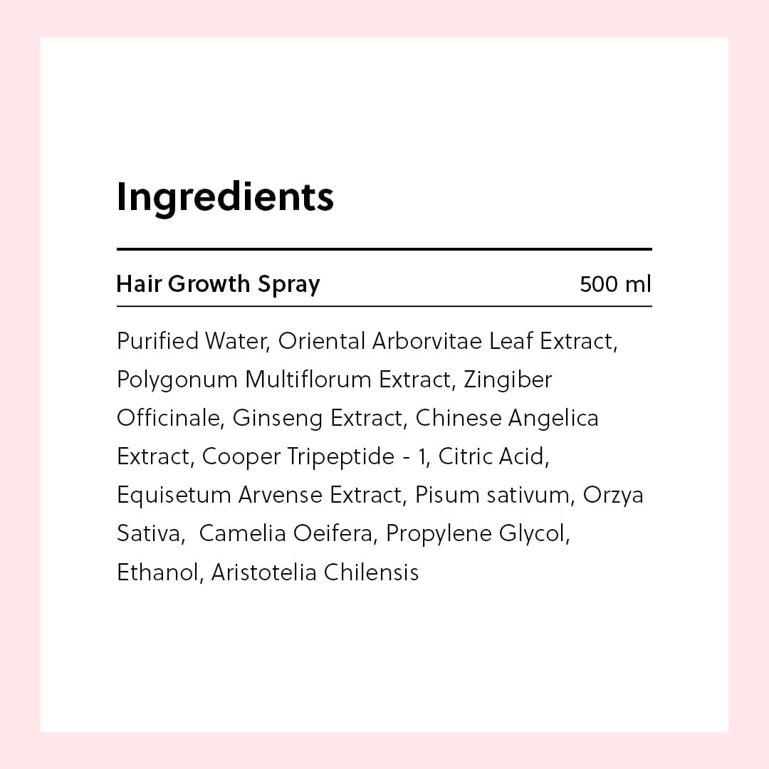 LBOYLOVE® Hair Growth Oil Spray, Advanced Hair Growth Oil for Promoting Thicker Natural Hair, Damage Repair & Loss Prevention, Non-Greasy & Hormone-Free Formula, Ideal for Dry Scalp