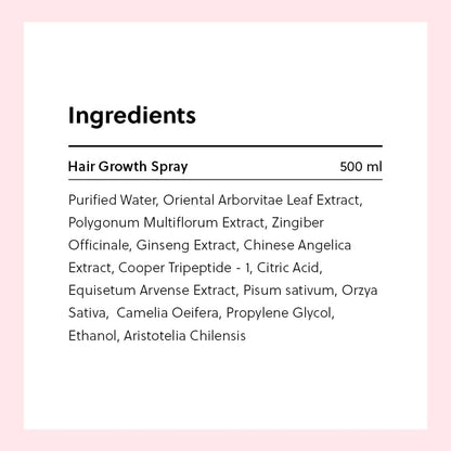 LBOYLOVE® Hair Growth Oil Spray, Advanced Hair Growth Oil for Promoting Thicker Natural Hair, Damage Repair & Loss Prevention, Non-Greasy & Hormone-Free Formula, Ideal for Dry Scalp