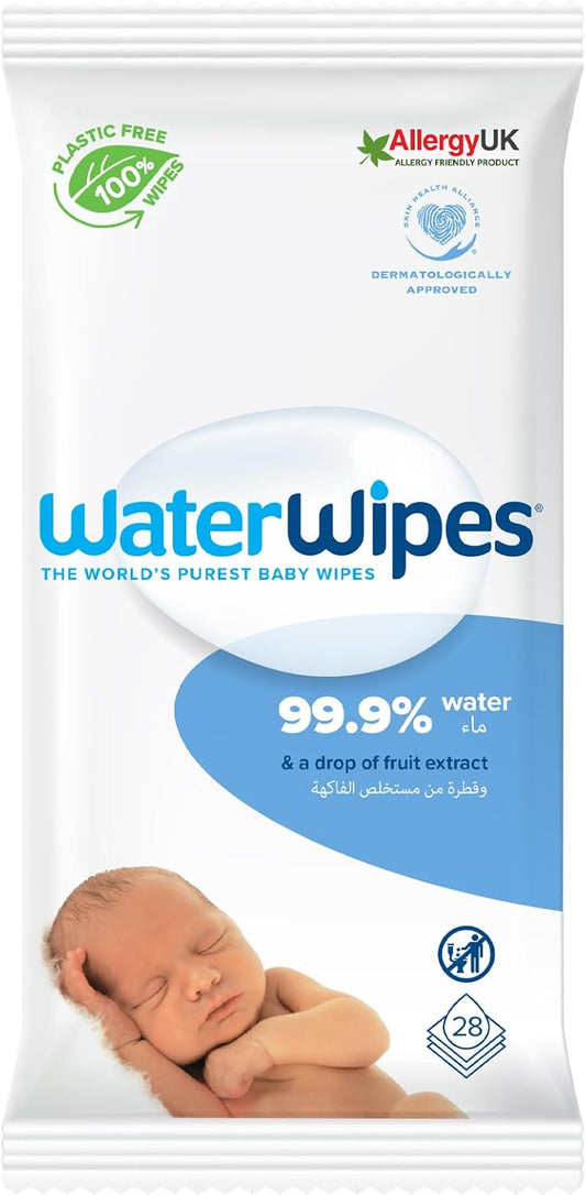 WaterWipes Original Plastic Free Baby Wipes, 720 wet wipes (12 packs)