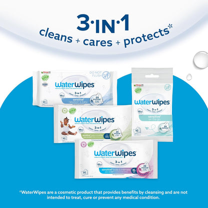 WaterWipes Original Plastic Free Baby Wipes, 720 wet wipes (12 packs)